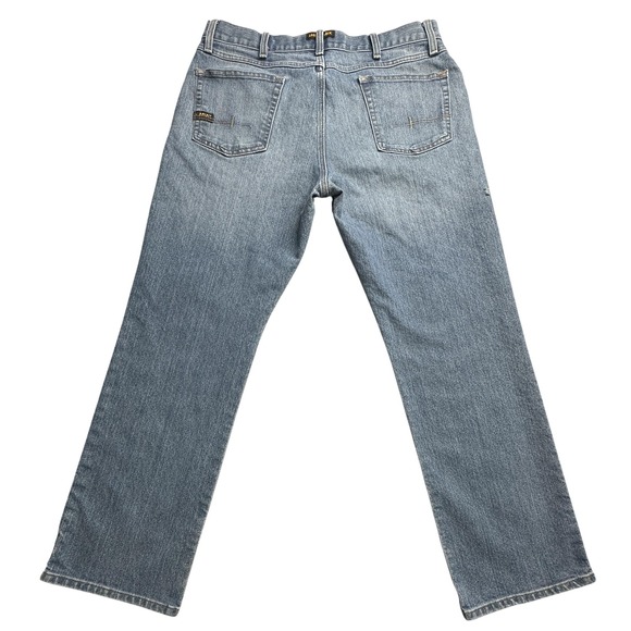 Ariat Rebar M4 Jeans Mens 36x32 Blue DuraStretch Relaxed Boot Carbine 10016221 - Picture 1 of 16
